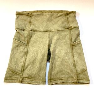 Lululemon 6” bike shorts